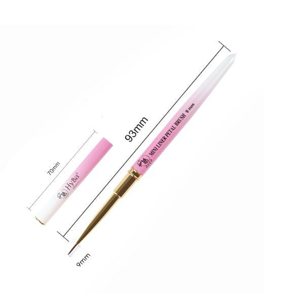 #11 MINI LINER PETAL Nail Brush / 9mm -  100% Kolinsky Hair