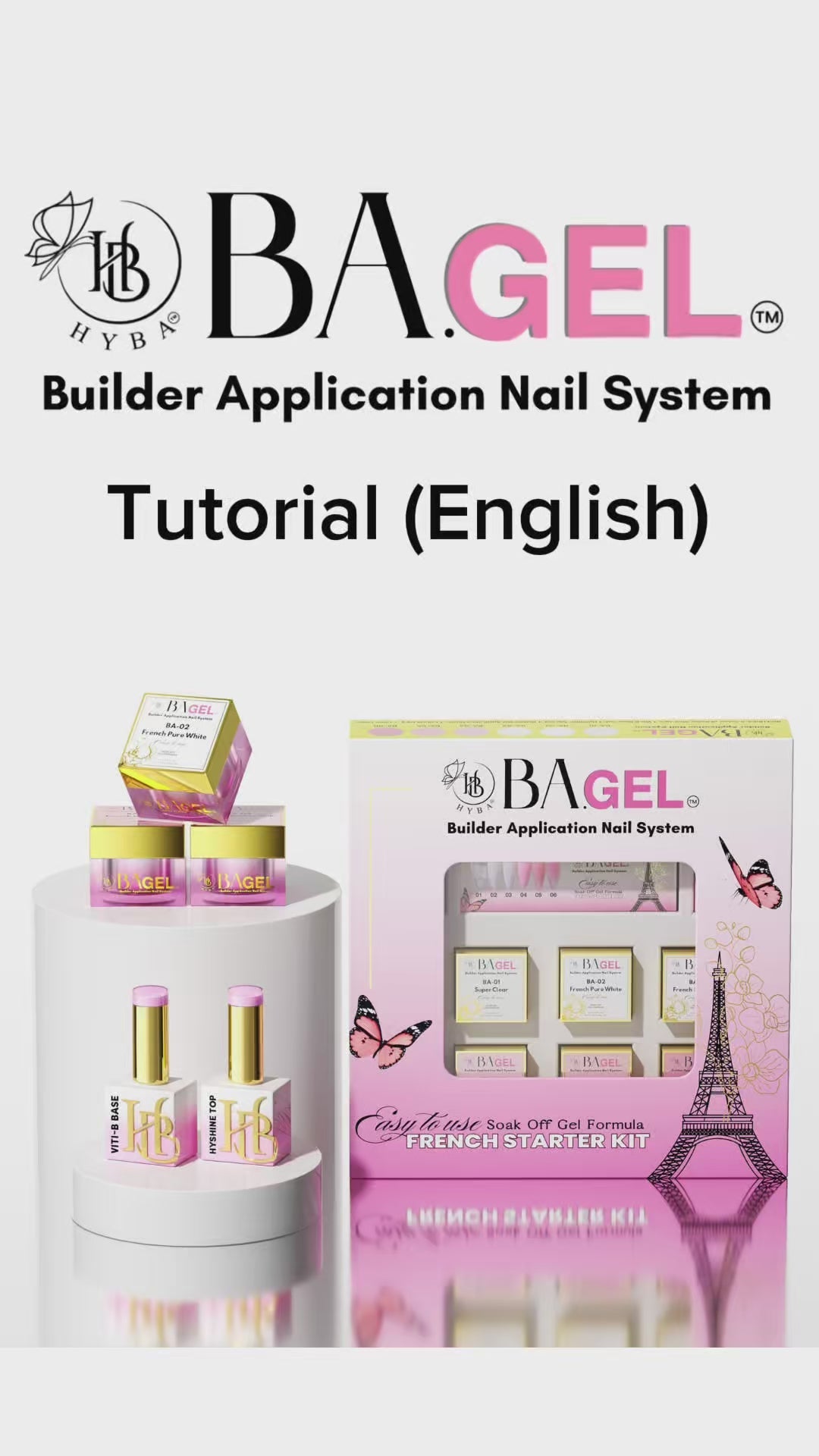 #BA-01 Super Clear - BA.GEL® Builder Gel System